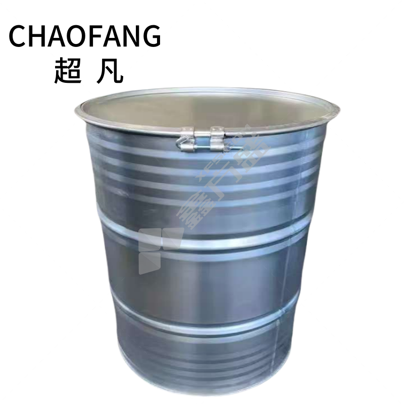 超凡 铁桶镀锌桶（开口） 直径571.5mm×高895mm容量200L，TKDX20818 银