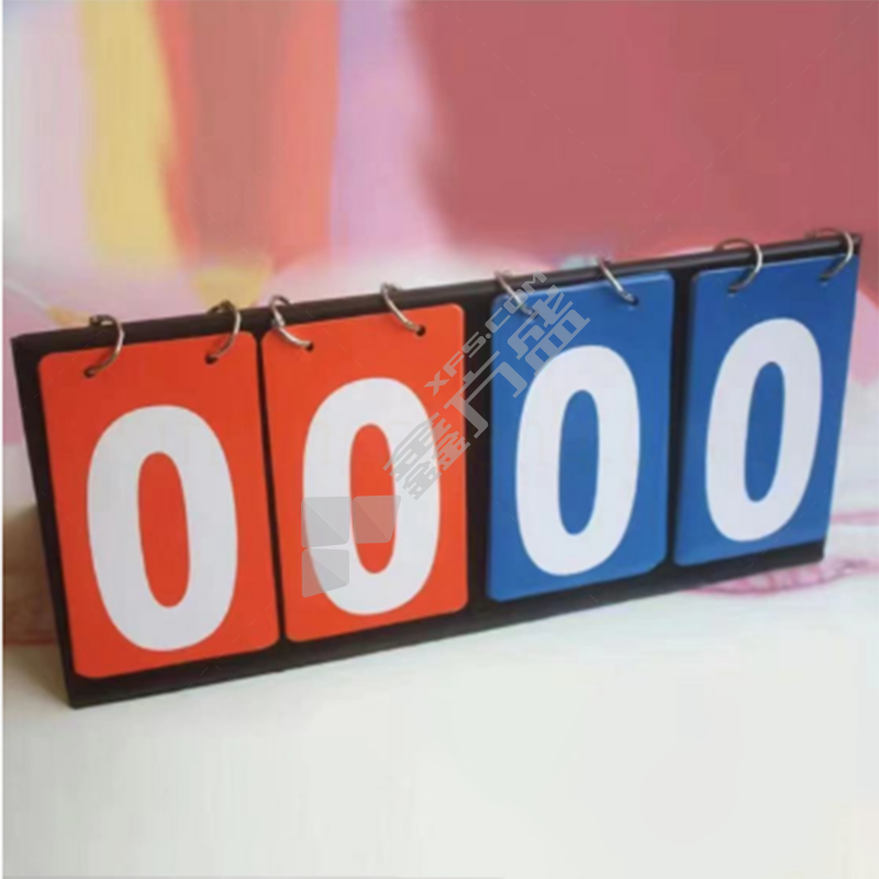 国产优品 记分牌 4位数  蓝橙色