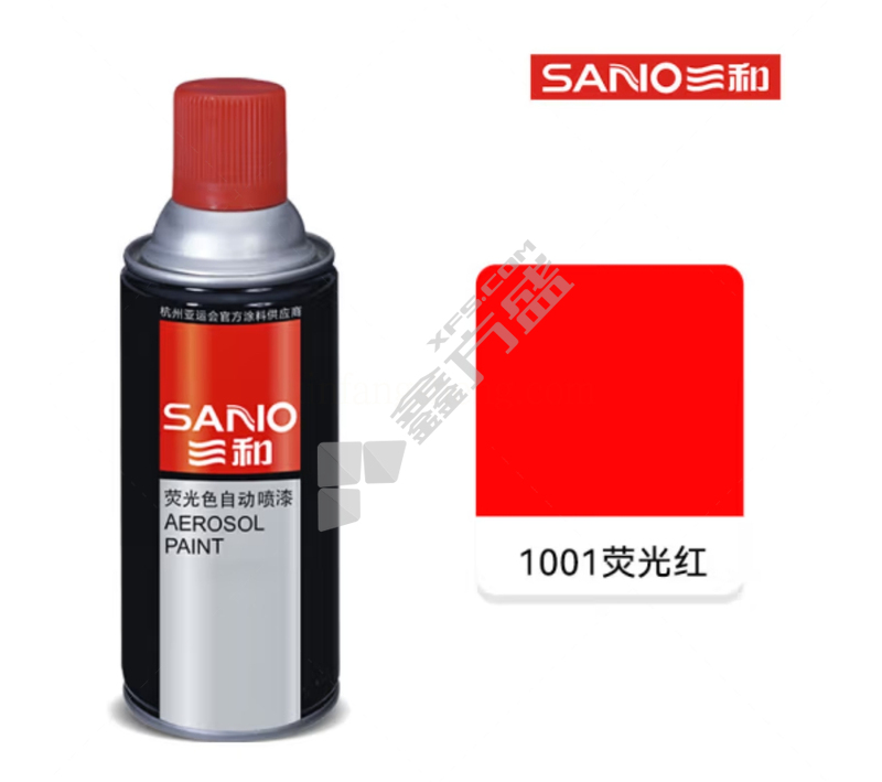 三和 自喷漆 350ML/235克/荧光红