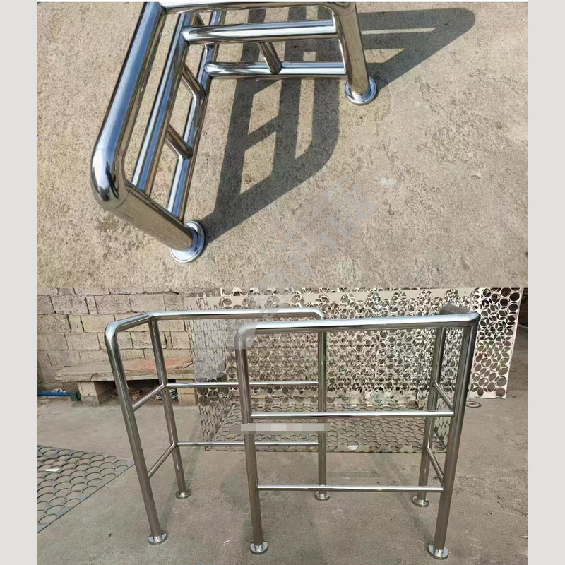 201 L型不锈钢护栏 50*50*60cm*1.1mm/银色