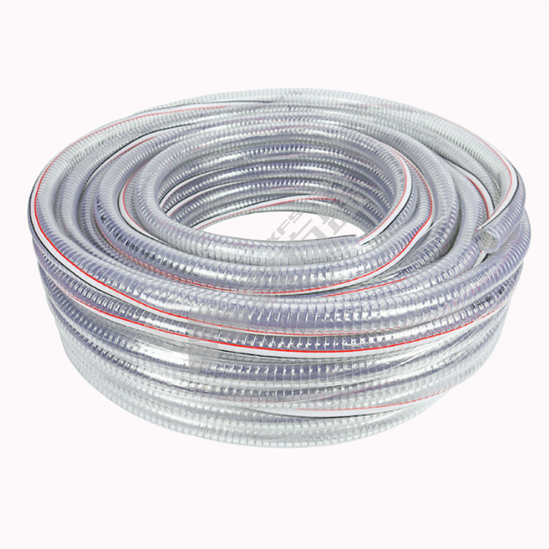 晟通达 钢丝软管PVC塑料钢丝进水管 2.5寸内径64mm厚约3.8mm（50米/75公斤）