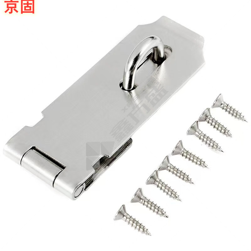 京固 不锈钢加厚门扣锁扣 4寸 100mm