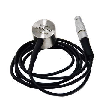 表贴式超声波传感器. AE-100-α  接触式超声频率范围：20kHz～300kHz，⾮接触式超声峰值频率：40kHz，检测灵敏度：0.1mV，测量范围：0.1mV～1V.