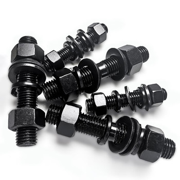 京固 全螺纹双头螺栓配2母2平2弹 M16*90mm/35CrMoA/30CrMo/HG20613