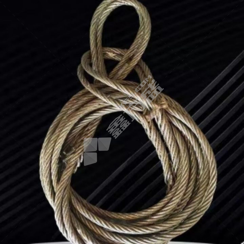 狼山 压铝扣 钢丝绳套 18mm/6m/无/6股*37丝