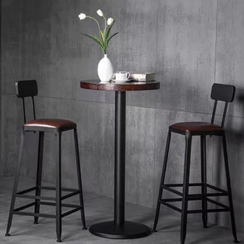 吧台高脚凳 30*75cm/咖色