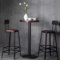 吧台高脚凳 30*75cm/咖色