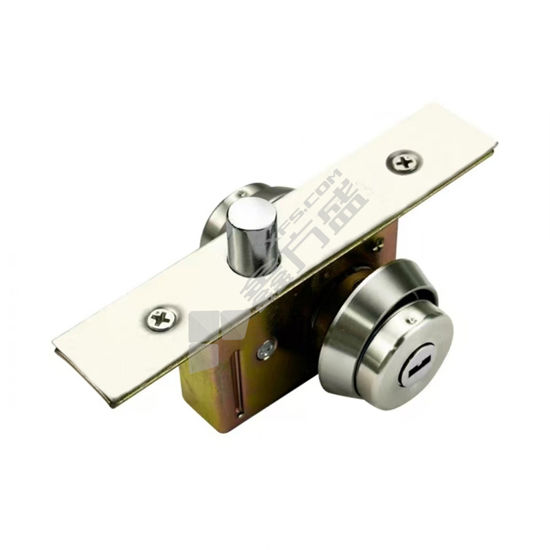 盾石 301型 圆舌双开款门锁 铝合金