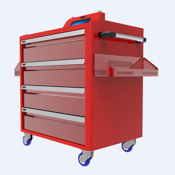 斯科 智能工具推车（4层） 1215mm*870mm*600mm/CK-GTC4/红色