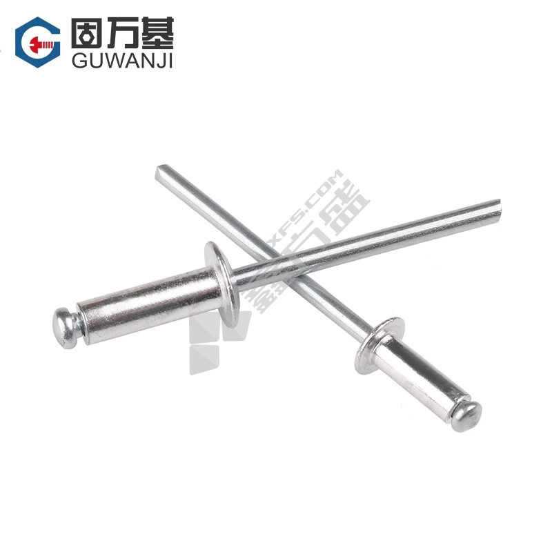 G023 铝抽芯铆钉. 圆头 M5*10 100只/件 10件/组 组.