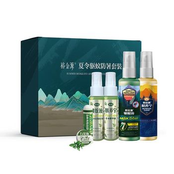Y202 驱蚊套装 夏令驱蚊防暑 驱蚊液110ml. 驱蚊液30ml 肤养宁50ml 肤养宁30ml 万金油3.5g 鼻舒1.5g.