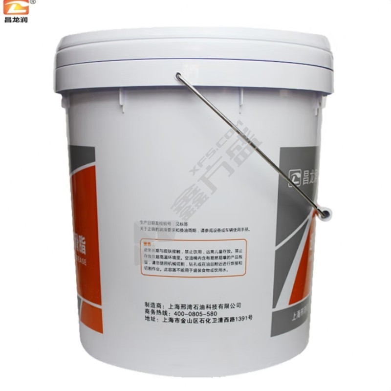 昌龙润 润滑油 通用锂基润滑脂 00号 15kg/桶 半流体黄油 使用温度 -20~120度