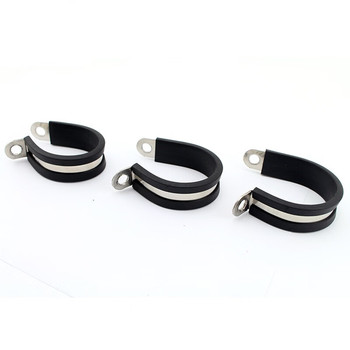 R型连胶条单铆卡箍管箍. 直径36mm.