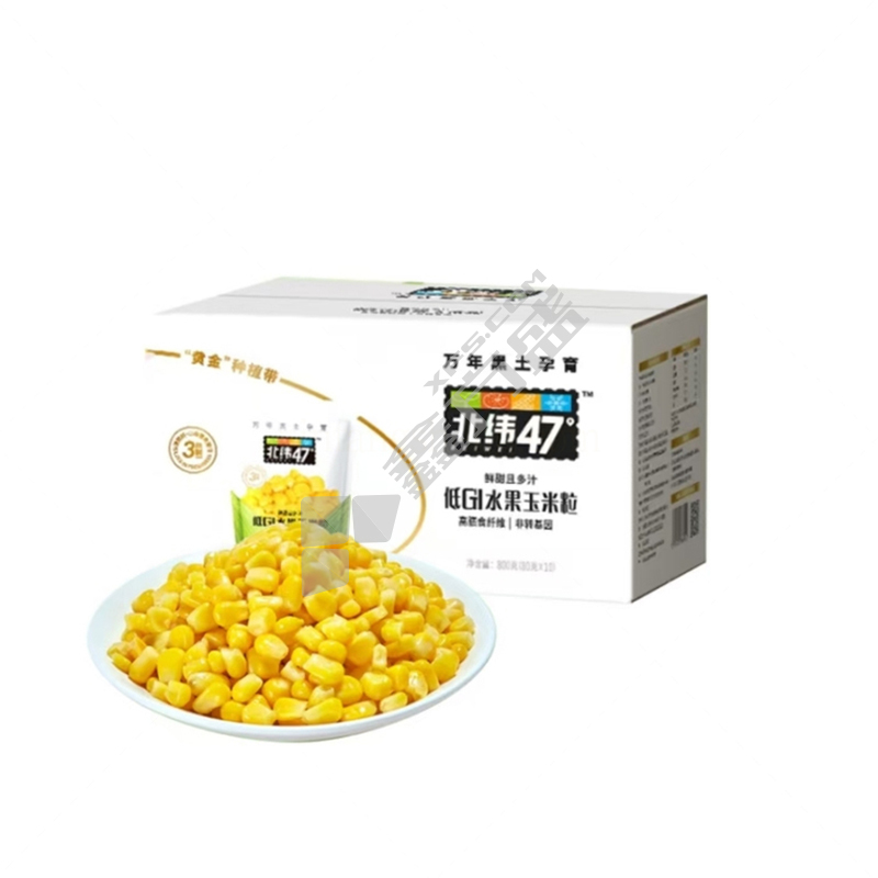 MY 北纬47度 玉米粒 80g*10袋/原味