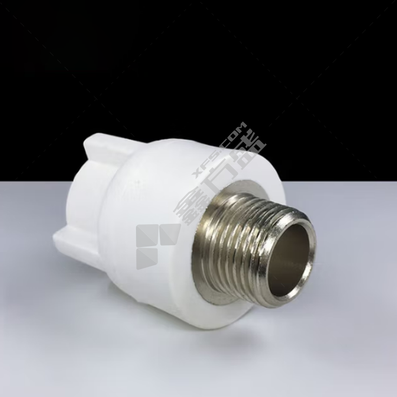 盾石 白色 PPR给水管外丝直接 25*1/2