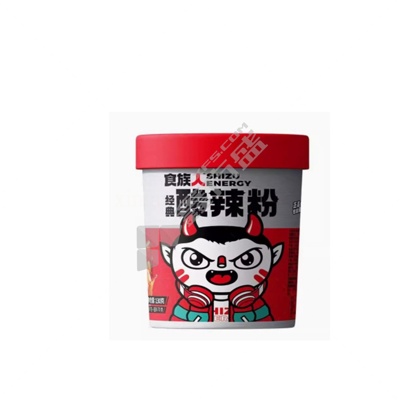 食族人 酸辣粉 130g*6桶/酸辣