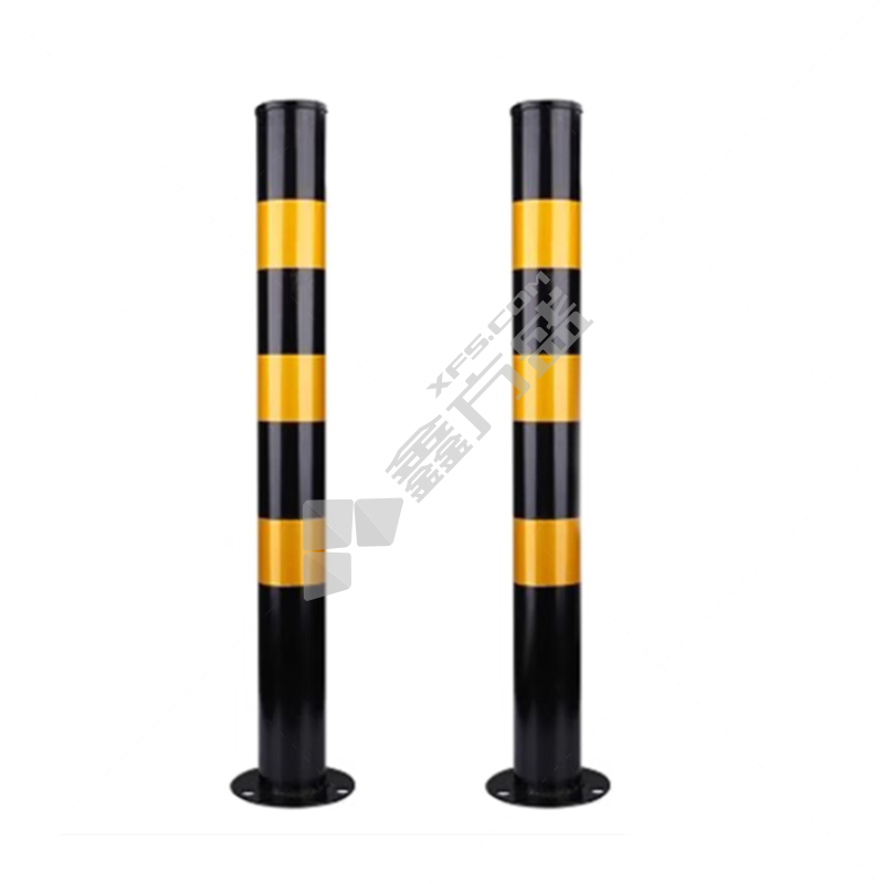 安全防撞柱 76*750*0.6mm/黄黑色
