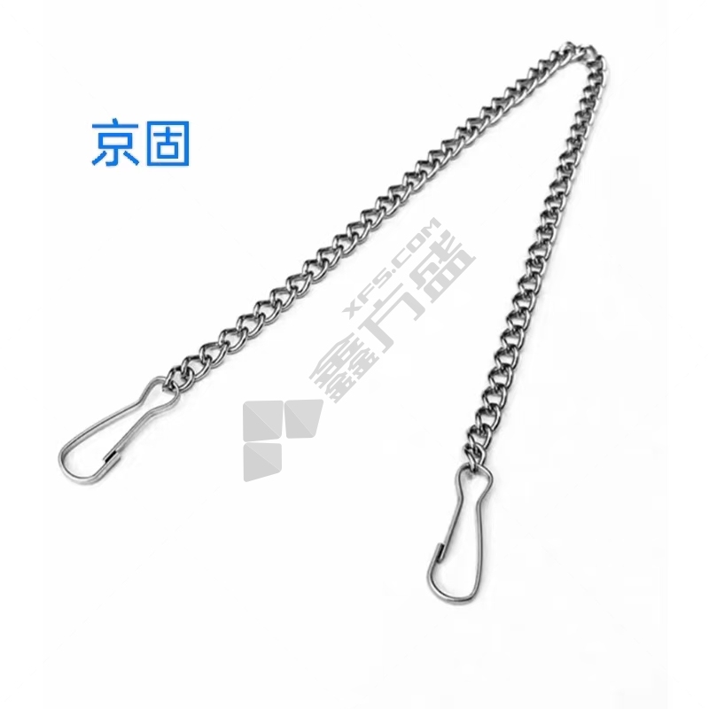 京固 不锈钢吊牌链带朱胆扣 1套 500MM