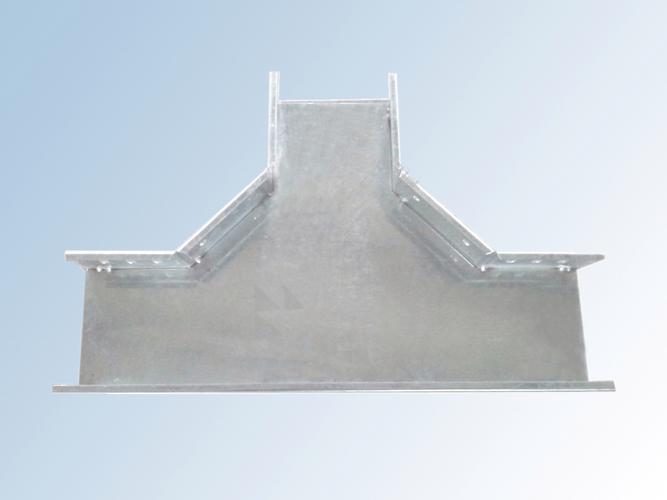 京固 镀锌电力桥架水平变径三通锌层65um 600*200变400*200mm/2.0*1.5mm