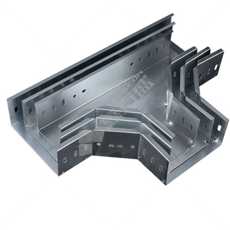 京固 镀锌电力防水桥架水平三通锌层65um 400*200mm/1.5*1.2mm