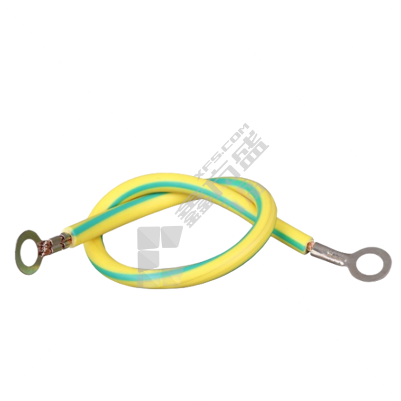 黄绿跨接地线 6mm²/250mm长(孔8)