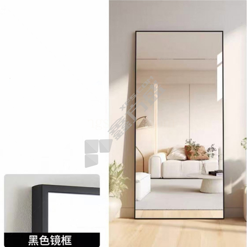 镜子 80*180cm/黑框