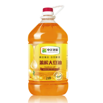 中辽北粮 非转基因 三级笨榨大豆油 5L