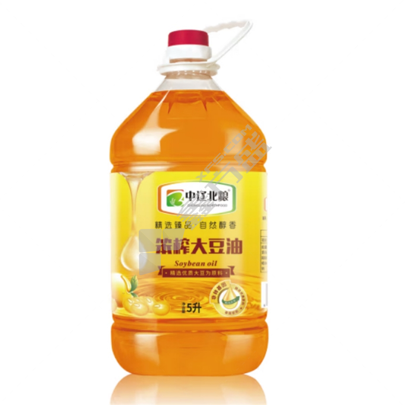 中辽北粮 非转基因 三级笨榨大豆油 5L