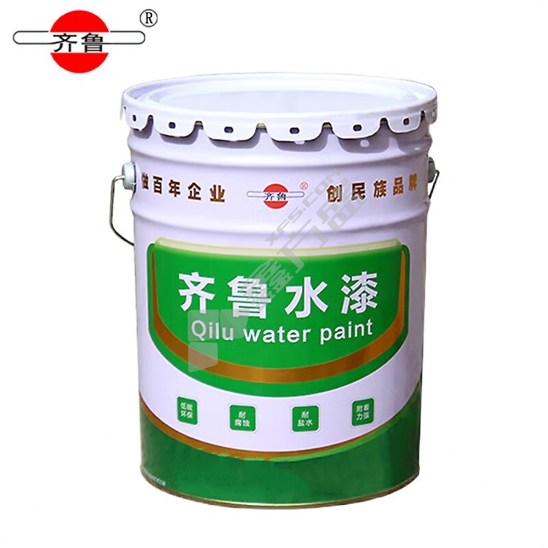 齐鲁 水性丙烯酸酯面漆 20kg/天蓝