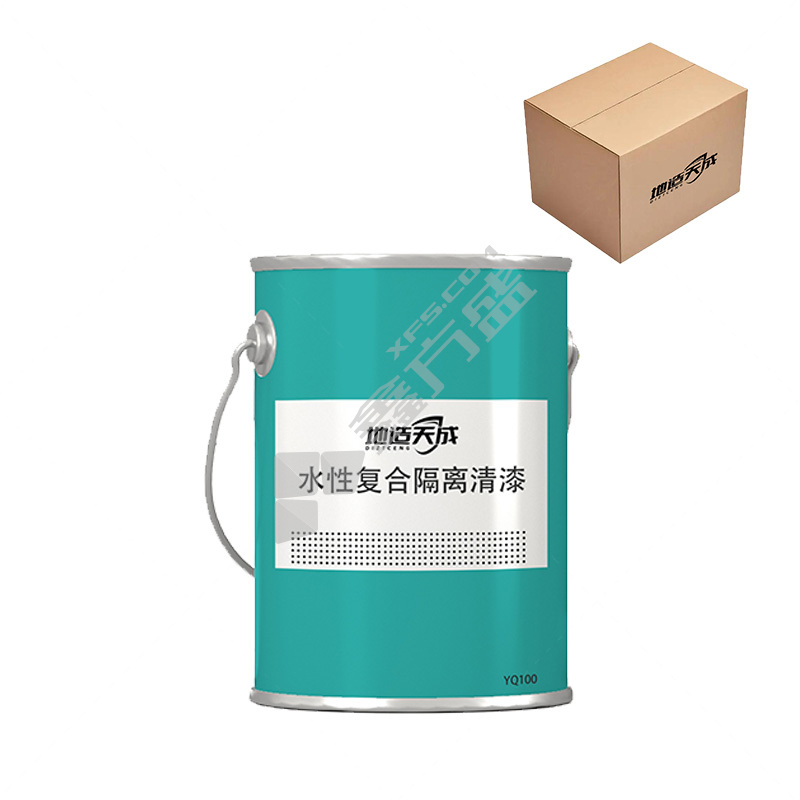 地造天成 水性复合隔离清漆YQ120 6KG/桶/透明