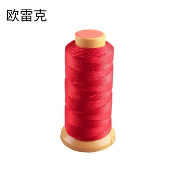 欧雷克 锁边线 红色 6股