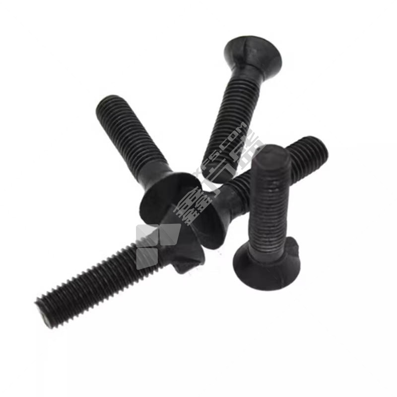 盾石化学 Q235B 加黑 圆头带榫螺栓 M12/80mm