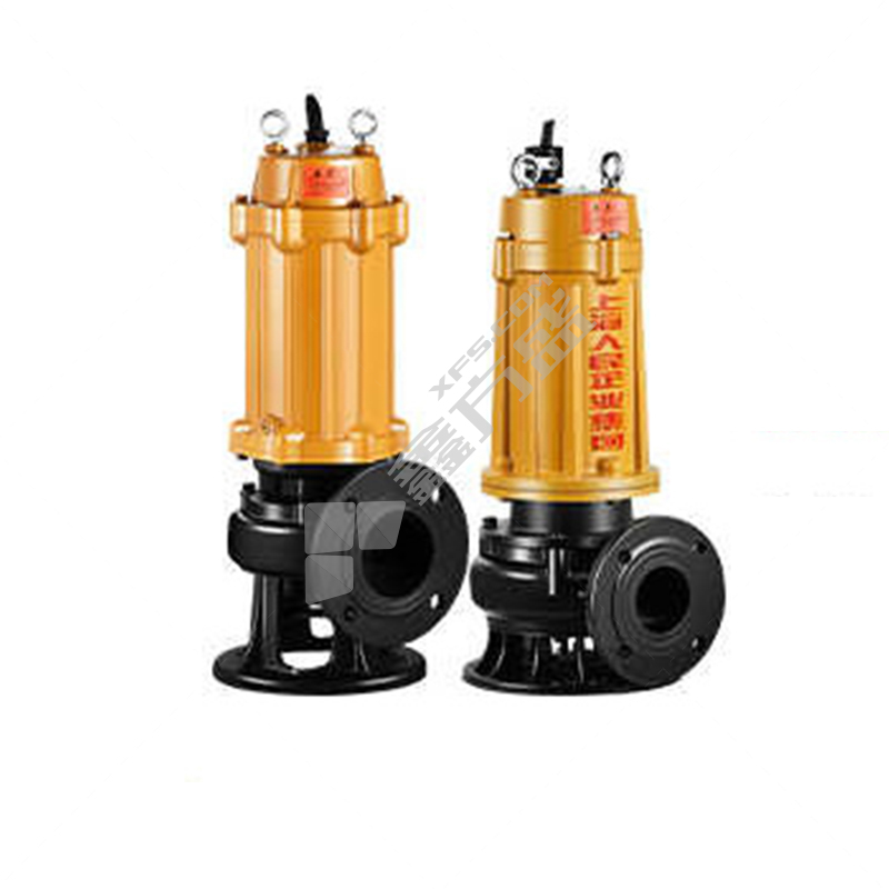 人民水泵 铸铁 B款无堵塞污水泵 2寸 50WQD15-15-1.5 15m³/h 15m 1.5kW 220V