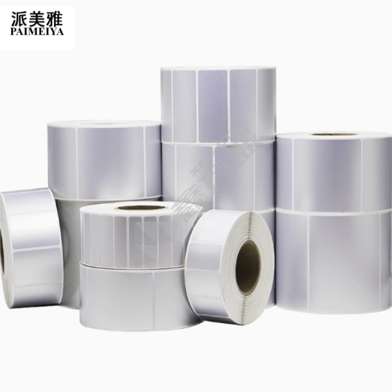 派美雅 哑银标签纸 65*35mm 单排 1300张 强粘性