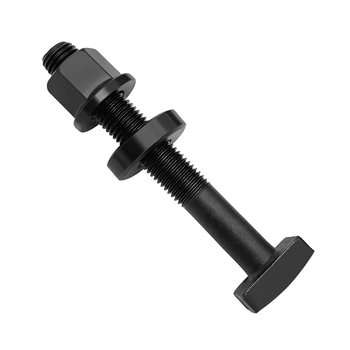 oein 槽用模具压板冲床铣床注塑机螺栓螺杆 M10*50圆头【8.8级T型螺丝+垫片+法兰螺母】