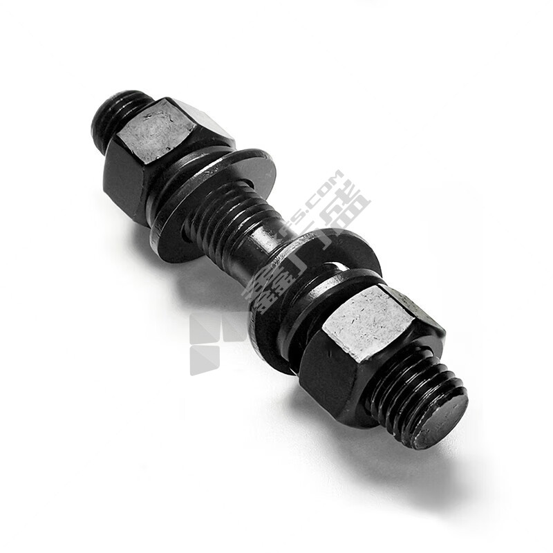 京固 HG/T20634 35CrMoA10.9级全螺纹螺柱 M20/90mm配2母2平2弹