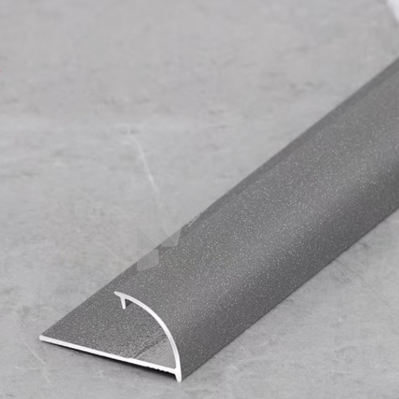 外墙 砂纹深灰铝合金收口护角 2.5m