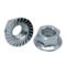 千鉴思 白锌 无齿 六角法兰螺母 M5