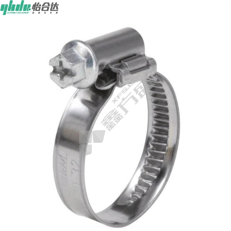 怡合达 带垫的夹紧卡箍 内径13-19