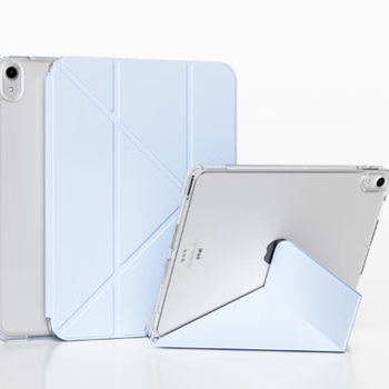 国产优品 升级防弯带笔槽平板保护套 iPad Pro 2020/2021/2022版  11英寸/迷雾蓝