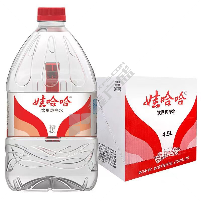娃哈哈 矿泉水 4.5L/1桶