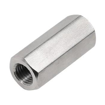 白锌 加长六角连接母 M10/14mm/100mm