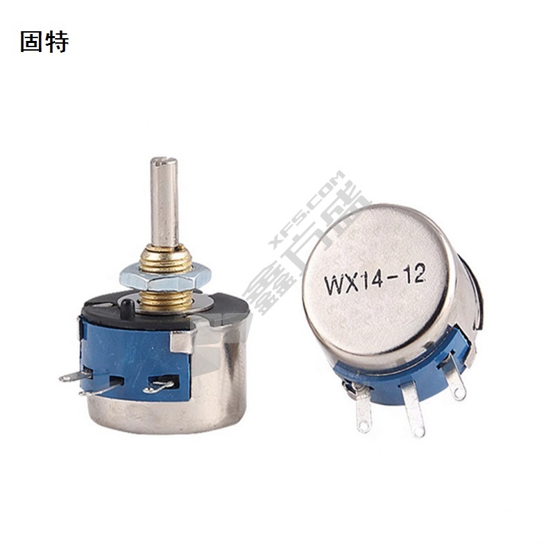 固特 单圈线绕电位器 带按钮WX14-12 6.8KΩ