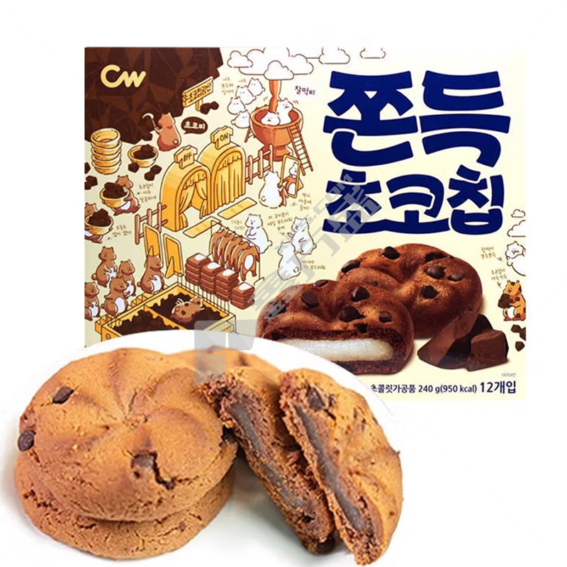 青佑 韩国进口打糕 240g/巧克力味
