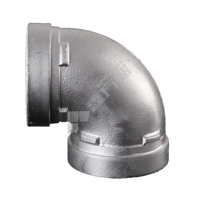 博奥 90° 沟槽衬塑弯头 DN100