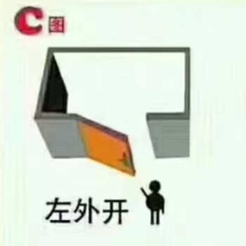 国产优品 手动 左外开木质防烟门 1070*-2070mm