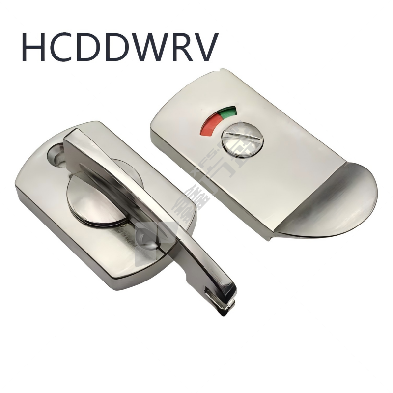 HCDDWRV 卫生间隔断锁 安装孔距43mm