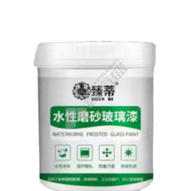 臻蒂 水性磨砂玻璃涂料 5kg/磨砂