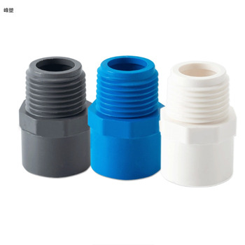 峰塑 PVC-U给水外牙直通 32mm 灰色