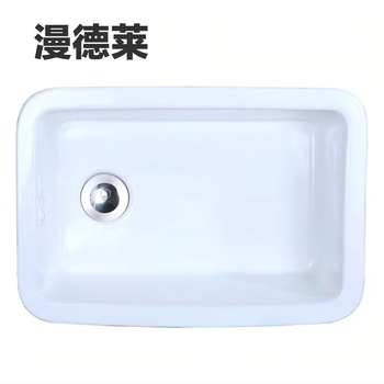 漫德莱 洗手池 600*400 含下水口 三角架